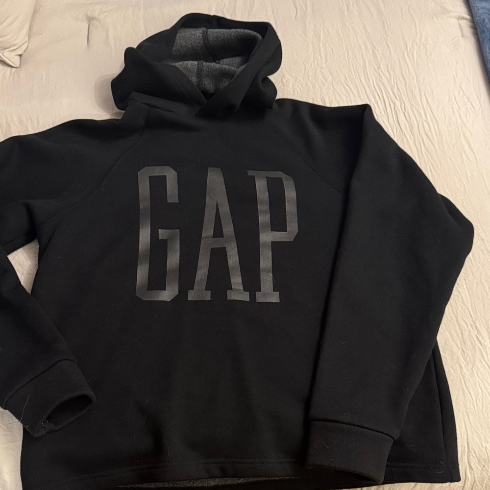 GAP Men's Black Logo Hoodie